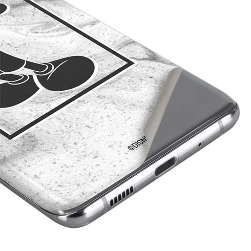 Disney Mickey Mouse Shape on Marble Galaxy S20 Plus Skin