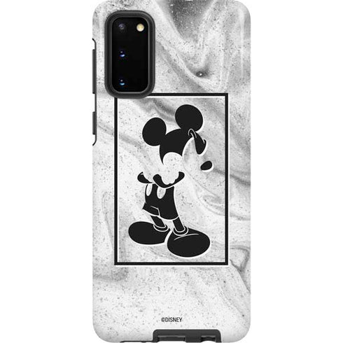 Disney Mickey Mouse Shape on Marble Galaxy S20 Pro Case