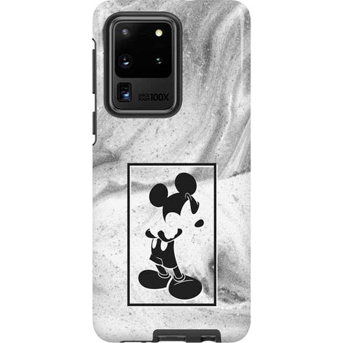 Disney Mickey Mouse Shape on Marble Galaxy S20 Ultra 5G Pro Case