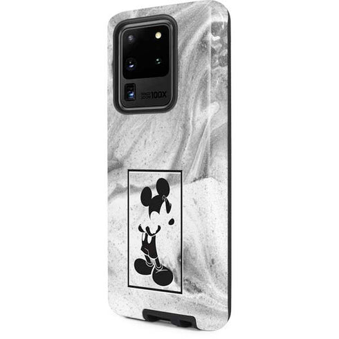 Disney Mickey Mouse Shape on Marble Galaxy S20 Ultra 5G Pro Case