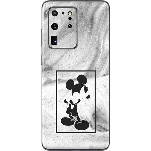 Disney Mickey Mouse Shape on Marble Galaxy S20 Ultra 5G Skin