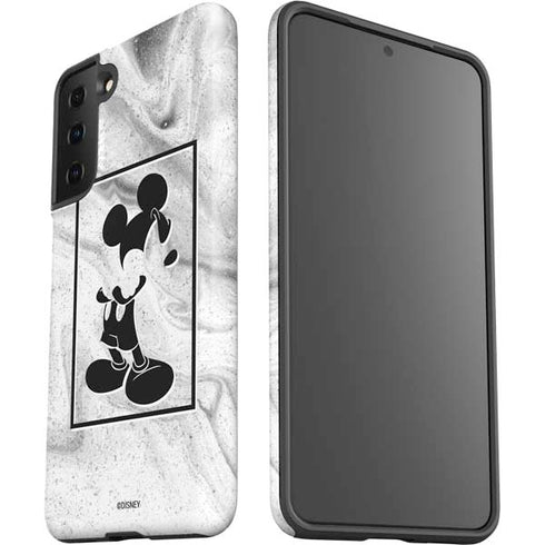Disney Mickey Mouse Shape on Marble Galaxy S21 Plus 5G Pro Case