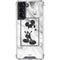 Disney Mickey Mouse Shape on Marble Galaxy S22 Clear Case