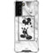 Disney Mickey Mouse Shape on Marble Galaxy S22 Plus Clear Case