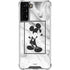 Disney Mickey Mouse Shape on Marble Galaxy S22 Plus Clear Case