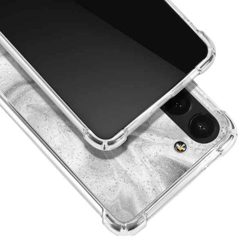 Disney Mickey Mouse Shape on Marble Galaxy S23 Clear Case