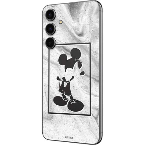 Disney Mickey Mouse Shape on Marble Galaxy S23 FE Skin