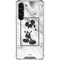 Disney Mickey Mouse Shape on Marble Galaxy S23 Plus Clear Case