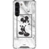 Disney Mickey Mouse Shape on Marble Galaxy S23 Plus Clear Case