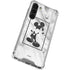 Disney Mickey Mouse Shape on Marble Galaxy S23 Plus Clear Case