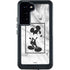 Disney Mickey Mouse Shape on Marble Galaxy S23 Plus Waterproof Case