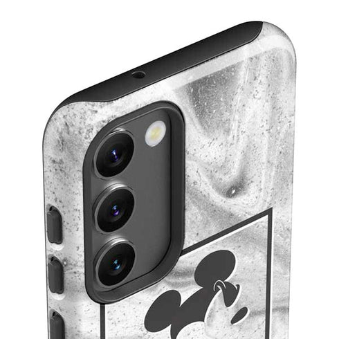 Disney Mickey Mouse Shape on Marble Galaxy S23 Pro Case