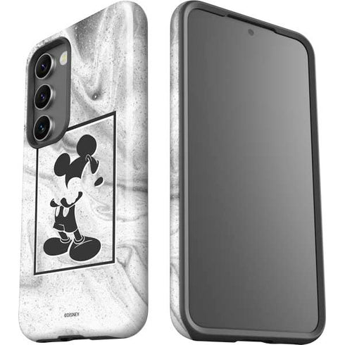Disney Mickey Mouse Shape on Marble Galaxy S23 Pro Case