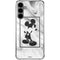 Disney Mickey Mouse Shape on Marble Galaxy S24 Plus Clear Case