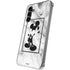 Disney Mickey Mouse Shape on Marble Galaxy S24 Plus Clear Case
