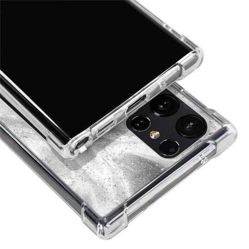 Disney Mickey Mouse Shape on Marble Galaxy S24 Ultra Clear Case