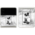 Disney Mickey Mouse Shape on Marble Galaxy Z Flip3 5G Skin