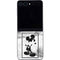 Disney Mickey Mouse Shape on Marble Galaxy Z Flip5 5G Skin