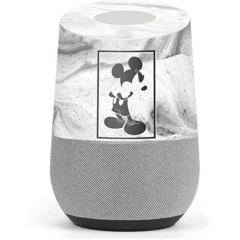 Disney Mickey Mouse Shape on Marble Google Home Skin
