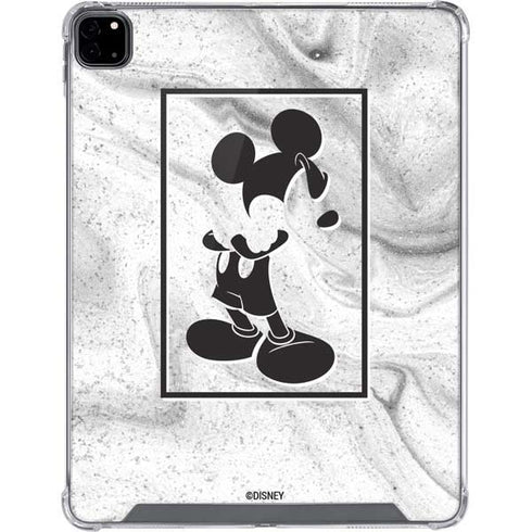 Disney Mickey Mouse Shape on Marble iPad Pro 12.9in (2020) Clear Case