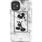 Disney Mickey Mouse Shape on Marble iPhone 11 Impact Case