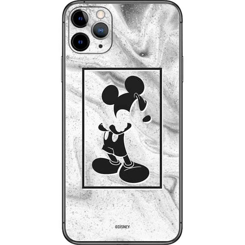Disney Mickey Mouse Shape on Marble iPhone 11 Pro Max Skin