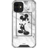 Disney Mickey Mouse Shape on Marble iPhone 12 Clear Case