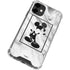 Disney Mickey Mouse Shape on Marble iPhone 12 Clear Case
