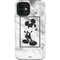 Disney Mickey Mouse Shape on Marble iPhone 12 Impact Case
