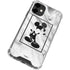 Disney Mickey Mouse Shape on Marble iPhone 12 Mini Clear Case