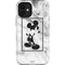 Disney Mickey Mouse Shape on Marble iPhone 12 Mini Impact Case