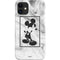Disney Mickey Mouse Shape on Marble iPhone 12 Mini Lite Case