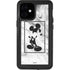 Disney Mickey Mouse Shape on Marble iPhone 12 Mini Waterproof Case