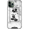 Disney Mickey Mouse Shape on Marble iPhone 12 Pro Clear Case