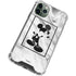 Disney Mickey Mouse Shape on Marble iPhone 12 Pro Clear Case