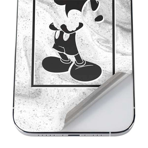 Disney Mickey Mouse Shape on Marble iPhone 12 Pro Max Skin