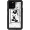 Disney Mickey Mouse Shape on Marble iPhone 12 Pro Max Waterproof Case