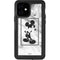 Disney Mickey Mouse Shape on Marble iPhone 12 Waterproof Case