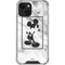 Disney Mickey Mouse Shape on Marble iPhone 13 Clear Case