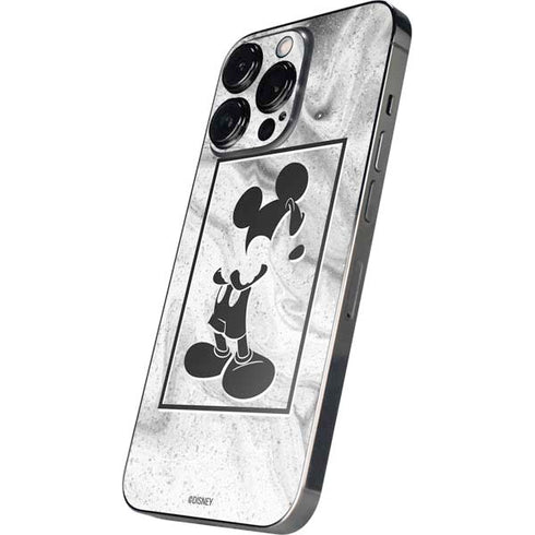 Disney Mickey Mouse Shape on Marble iPhone 13 Pro Max Skin