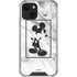 Disney Mickey Mouse Shape on Marble iPhone 14 Clear Case