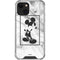 Disney Mickey Mouse Shape on Marble iPhone 14 Plus Clear Case