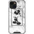 Disney Mickey Mouse Shape on Marble iPhone 14 Plus Clear Case