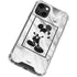 Disney Mickey Mouse Shape on Marble iPhone 14 Plus Clear Case
