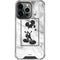Disney Mickey Mouse Shape on Marble iPhone 15 Pro Clear Case