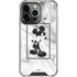 Disney Mickey Mouse Shape on Marble iPhone 14 Pro Clear Case