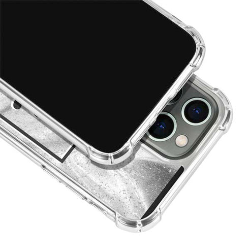 Disney Mickey Mouse Shape on Marble iPhone 15 Pro Clear Case