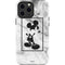 Disney Mickey Mouse Shape on Marble iPhone 15 Pro Max Impact Case