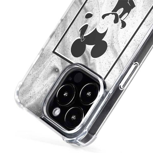 Disney Mickey Mouse Shape on Marble iPhone 14 Pro Max MagSafe Case