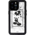 Disney Mickey Mouse Shape on Marble iPhone 14 Pro Max Waterproof Case